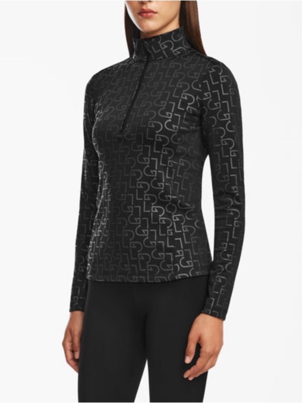 GASIA WOMEN'S MONOGRAM LONG SLEEVE TOP size for